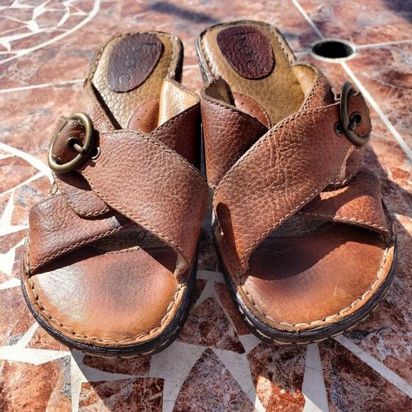 B.o.c leather sandals - Picture 1 of 7